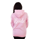 Long Sleeve Pink Lover Causal Sweatshirts New Arrival Bride Hoodie Women Pink Sweatshirt Wedding Party Clothing