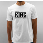 Only A King Can Attract A Queen Letters T-shirt Women Tshirt Streetwear Female Short Sleeve Tops Tee Shirt Femme High Quality