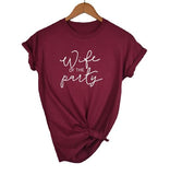 Bachelorette Party Wife of the Party Bridesmaid TShirts