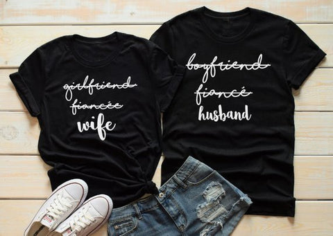 Bride Vibes Levels To This Matching Couples T-Shirt