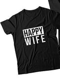 Bride Vibes Happy Wife Happy Life Couples Tee