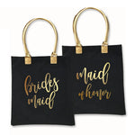 Gold Bridal Party Tote Bag
