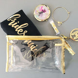 Personalized Clear Cosmetic Bags